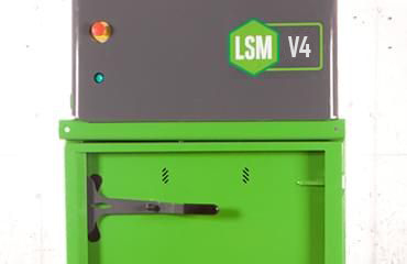 LSM V4 hulladékbálázó gép teteje