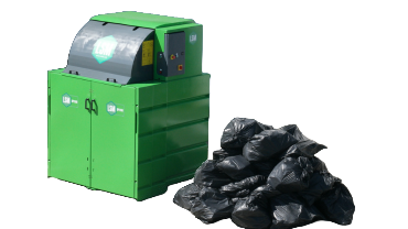 LSM Bin Maximiser 1100 literes zárt kukatömörítő hulladékkal